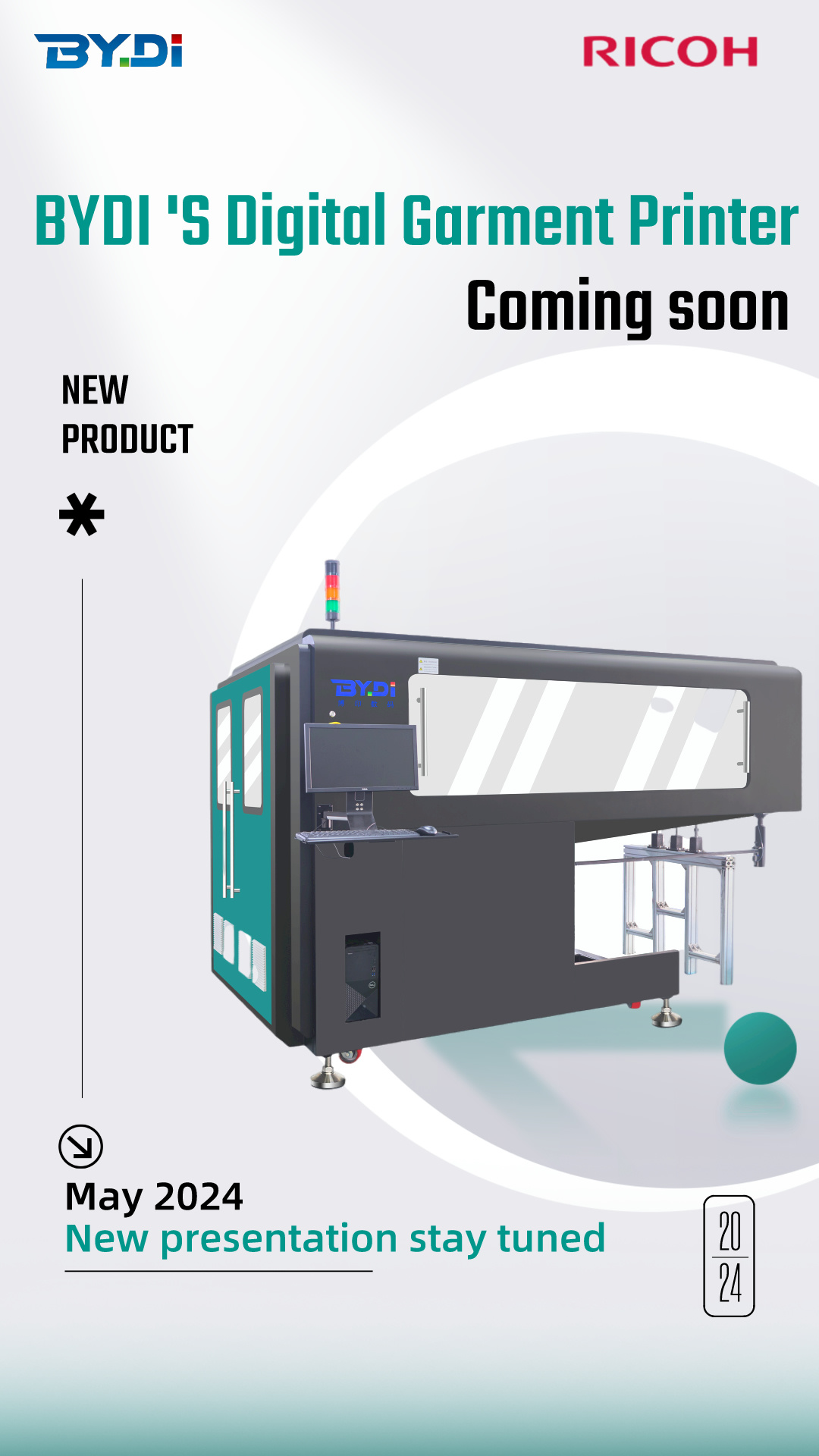 14 PCS BYDI Oval digital Printing machines ready to go! Ningbo printing fast return super factory was first exposed and officially opened to the public in May this year!