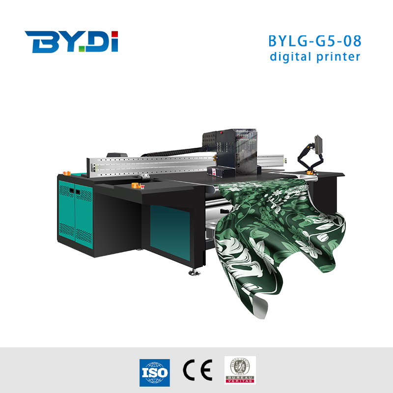 China wholesale Dtg Fabric Printer Suppliers &ndash;  Digital fabric printer with 8 pieces of G5 ricoh printing head &ndash; Boyin